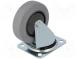 Transport wheel  Ø  100mm  W  32mm  H  128mm  torsional  150kg