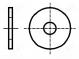 Washer  round  M8  D=24mm  h=2mm  acid resistant steel A4