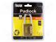 Padlock  brass  Application  toolboxes, cabinets, sheds  A 40mm