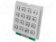Keypad  metal  Number of keys 16  none  metal  200mΩ  1.2N  20mA