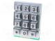 Keypad  metal  Number of keys 12  LED  metal  200mΩ  1.2N  20mA