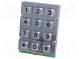 Keypad  metal  Number of keys 12  none  metal  200mΩ  1.2N  20mA