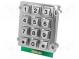 Keypad  metal  Number of keys 12  none  metal  200mΩ  1.5N  20mA