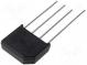 Single-phase bridge rectifier  Urmax 100V  If 4A  Ifsm 120A  KBL