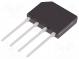 Single-phase bridge rectifier  Urmax 200V  If 1.5A  Ifsm 40A
