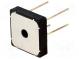 Single-phase bridge rectifier  Urmax 200V  If 8A  Ifsm 135A  THT
