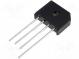 Single-phase bridge rectifier  Urmax 100V  If 10A  Ifsm 180A