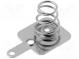 Spring contact  Mounting  soldered  Size  AA,AAA,R3,R6  Batt.no  1