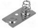 Button-like/spring contact  Mounting  screw  Size  AA,R6