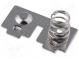 Button-like/spring contact  Mounting  push-in  Size  AAA,N,R3
