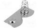 Button-like/spring contact  Mounting  push-in  Size  D,R20