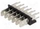 Terminal  spade terminal strip  6.3mm  0.8mm  THT  brass  tinned