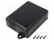 Enclosure  wall mounting  X  90mm  Y  115mm  Z  37mm  ABS  black