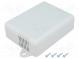 Enclosure  wall mounting  X  90mm  Y  115mm  Z  37mm  ABS  grey