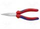 Pliers  cutting,half-rounded nose,universal  160mm