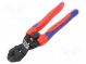 Pliers  cutting  blackened tool,two-component handle grips