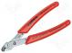 Pliers  side,cutting,curved,precision  125mm  without chamfer