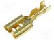 Terminal  flat  4.7mm  0.5÷1mm2  gold-plated  female