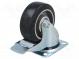 Transport wheel  Ø  100mm  W  40mm  H  128mm  torsional with lock