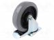 Transport wheel  Ø  200mm  W  50mm  H  235mm  torsional with lock