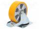 Transport wheel  Ø  160mm  W  50mm  H  195mm  torsional with lock
