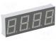 Display  LED  7-segment  14mm  red  7-8mcd  anode  Dim 19x50.3mm