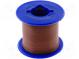 Wire  solid  OFC  30AWG  brown  FEP  250V  100m