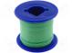 Wire  solid  OFC  30AWG  green  FEP  250V  100m
