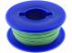 Wire  solid  OFC  30AWG  green  FEP  250V  50m
