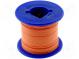 Wire  solid  OFC  30AWG  orange  FEP  250V  100m