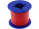 Wire  solid  OFC  30AWG  red  FEP  250V  100m