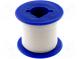 Wire  solid  OFC  30AWG  white  FEP  250V  100m