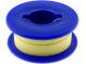 Wire  solid  OFC  30AWG  yellow  FEP  250V  50m