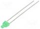 LED  rectangular  4x2.8mm  green  8mcd  70°  Front  flat  20mA
