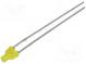 LED  rectangular  4x2.8mm  yellow  1.8÷5mcd  70°  Front  flat  20mA