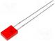 LED  rectangular  5x2mm  red  3.2÷12.5mcd  110°  Front  flat  20mA