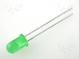 LED  5mm  green  8÷20mcd  60°  11.5mA  12÷14V  Front  convex
