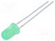 LED  5mm  green  15÷30mcd  30°  10mA  2.2÷2.5V  Front  convex