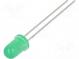 LED  5mm  bipolar,bicolour  green  8÷20mcd  60°  20mA  Front  convex