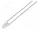 LED  3mm  red  5000÷9000mcd  30°  Front  convex  No.of term  2