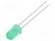 LED  5mm  green  8÷20mcd  30°  8.5÷11.5mA  12V  Front  convex