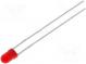 LED  5mm  red  12÷25mcd  30°  17.5mA  5÷6V  Front  convex