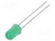 LED  5mm  green  1.2÷3mcd  30°  2mA  1.9÷2.5V  Front  convex