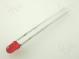 LED  3mm  red  8÷20mcd  60°  Front  convex  Pitch  2.54mm