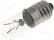 Filament lamp  miniature  E10  24VDC  50mA  Bulb  cylindrical  1.2W