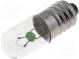 Filament lamp  miniature  E10  6VDC  150mA  Bulb  cylindrical  1W
