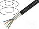 Wire  F/UTP  5e  for direct burial,outdoor  solid  Cu  4x2x24AWG