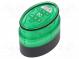 Signaller  lighting  LED  green  24VDC  24VAC  Colour  graphite