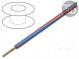 Wire  LgY  stranded  Cu  0.5mm2  blue-red  PVC  300/500V  100m