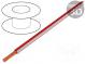 Wire  LgY  stranded  Cu  0.5mm2  red-white  PVC  300/500V  100m